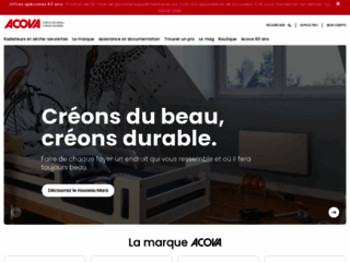 Aperçu du site https://www.acova.fr/