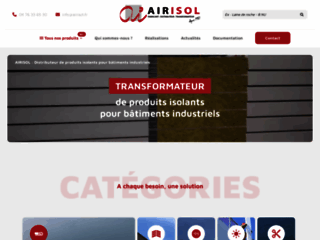 Aperçu du site https://www.airisol.fr/