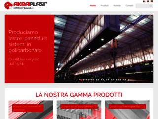 Aperçu du site https://www.akraplast.com/