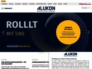 Aperçu du site https://www.alukon.com/