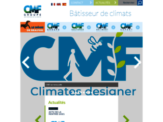 Aperçu du site https://www.cmf-groupe.com/