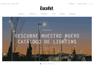 Aperçu du site https://www.escofet.com/