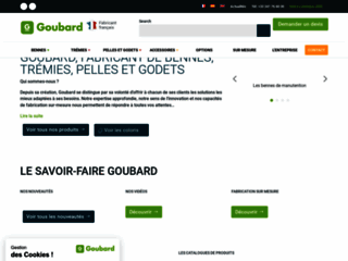 Aperçu du site https://www.goubard.fr/