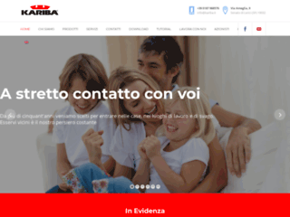 Aperçu du site https://www.kariba.it/