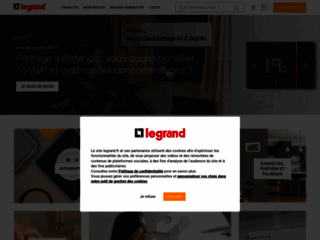 Aperçu du site https://www.legrand.fr/