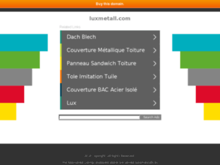 Aperçu du site https://www.luxmetall.com/