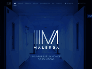 Aperçu du site https://www.malerba.fr/