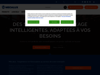 Aperçu du site https://www.mecalux.fr/