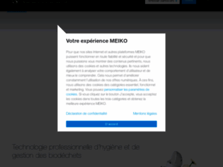 Aperçu du site https://www.meiko.fr/