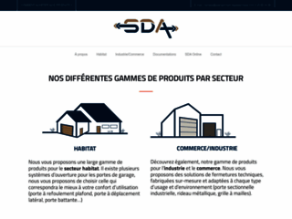 Aperçu du site https://www.sda-bft.com/