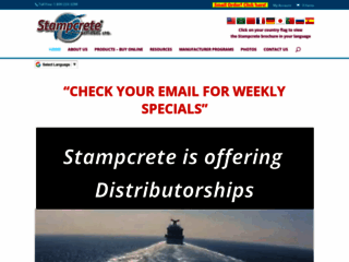 Aperçu du site https://www.stampcrete.com/