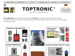 Aperçu du site https://www.toptronic.fr/