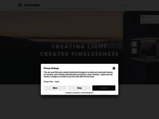 Aperçu du site https://www.zumtobel.com/